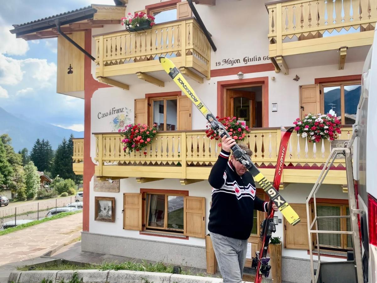 Casa Di Franz Hotell Vigo di Fassa Exteriör bild